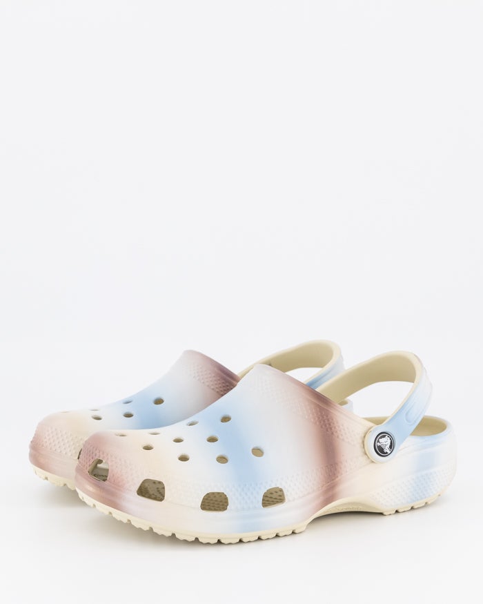 Classic Colour Dip Clog - Bone / Multi