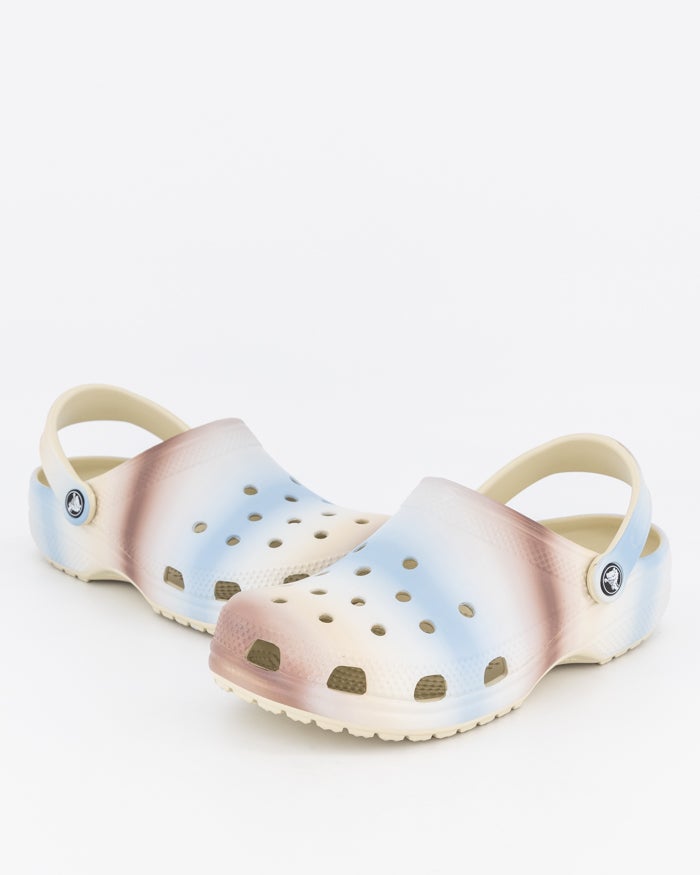 Classic Colour Dip Clog - Bone / Multi