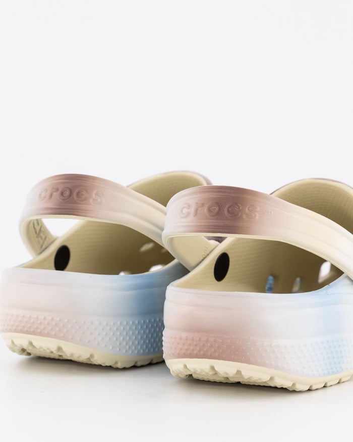 Classic Colour Dip Clog - Bone / Multi