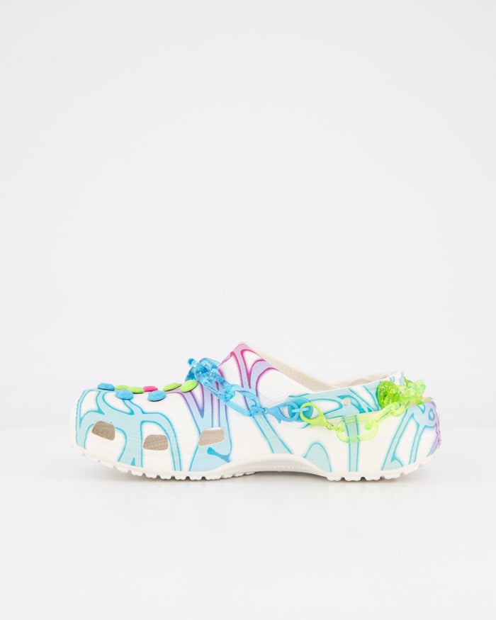 Digital Dopamine Classic Clog - White / Multi