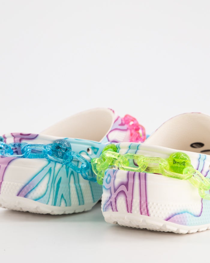 Digital Dopamine Classic Clog - White / Multi