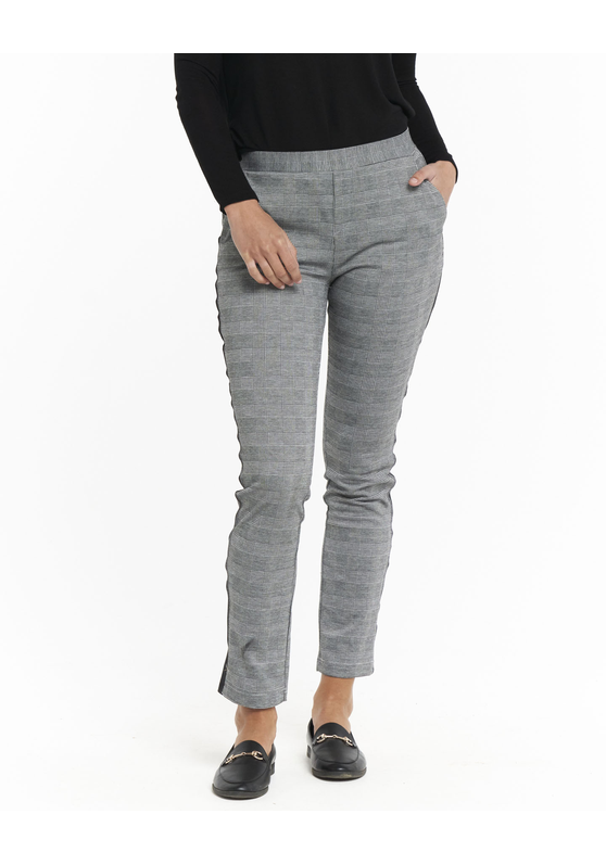 Chelsea Pant - Grey Check