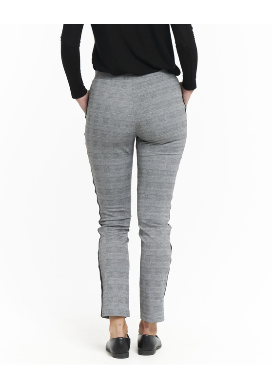 Chelsea Pant - Grey Check - Catani Clothing