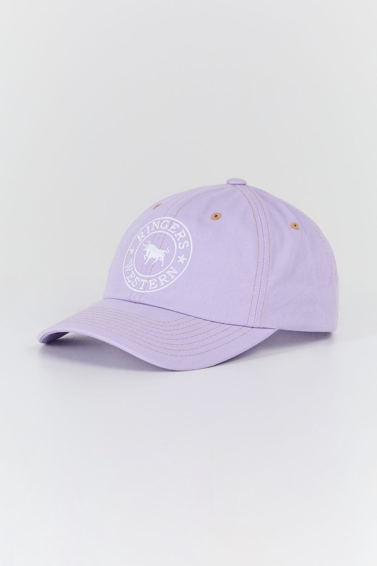 Ringers Western Universal Baseball Cap in lilac and white