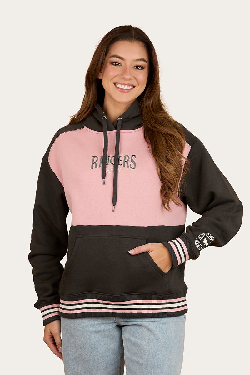 Ringers Western Aspley Womens Pullover Hoodie -  Charcoal