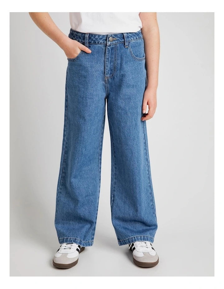 Carmen Wide Leg Jean - Denim