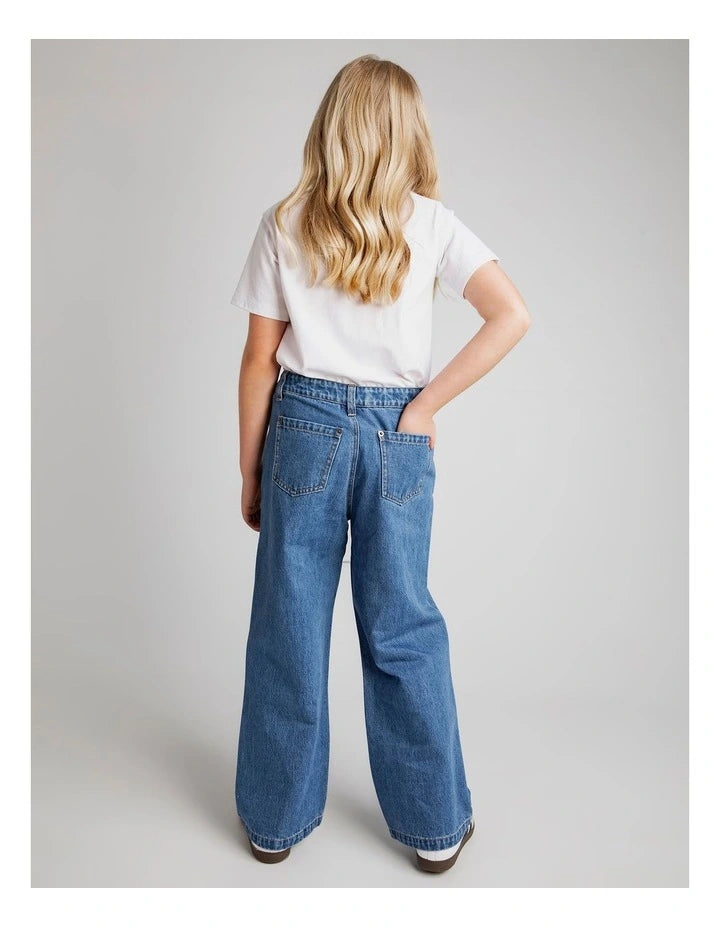 Carmen Wide Leg Jean - Denim