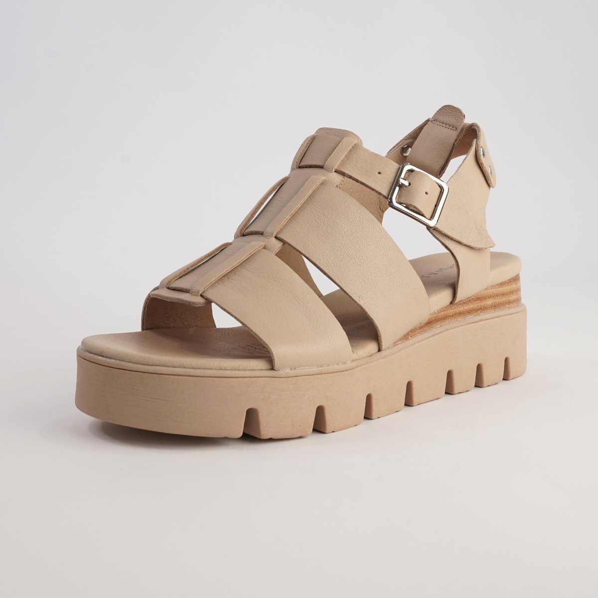 Django & Juliette Relie Sandal - Camel (view 3)