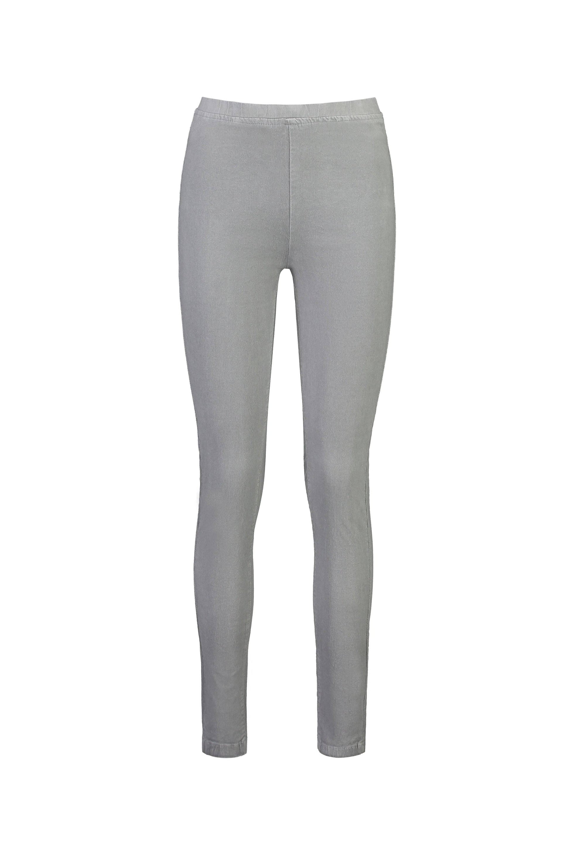 Vassalli Narrow Leg Cord Pant Cloud - flat front view