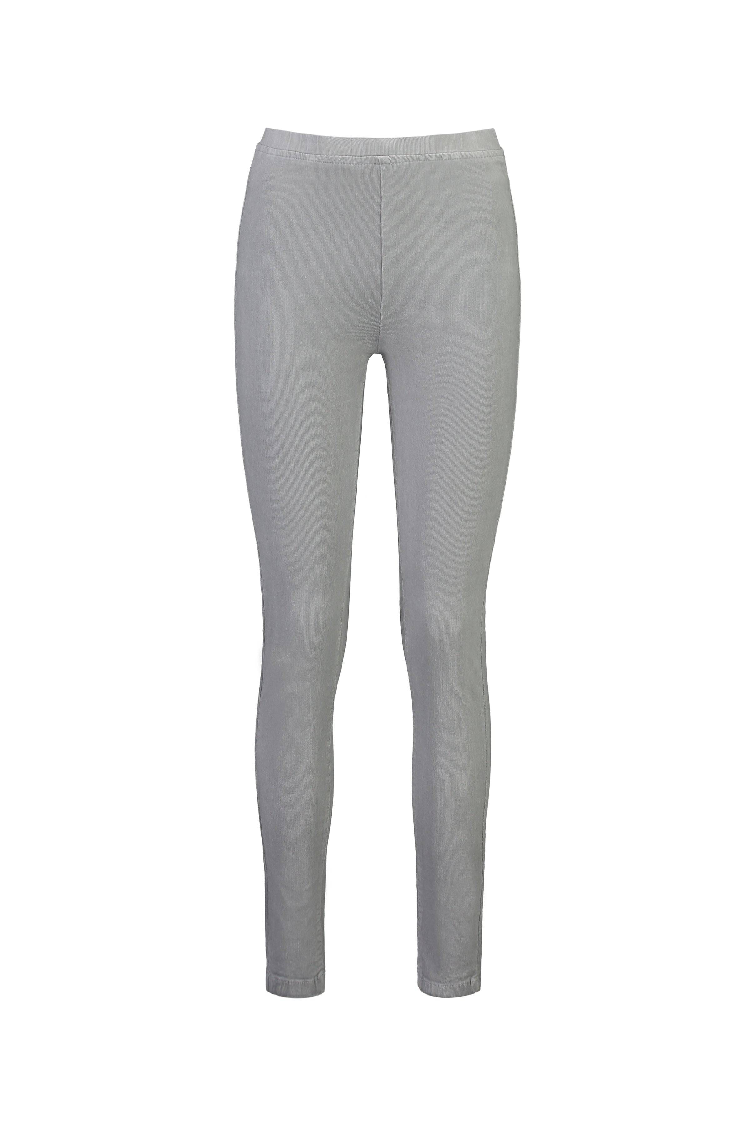Vassalli Narrow Leg Cord Pant Cloud - flat front view