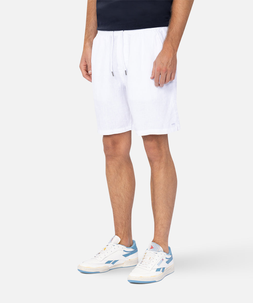 Industrie The Marina Linen Short - Antique White (view 5)