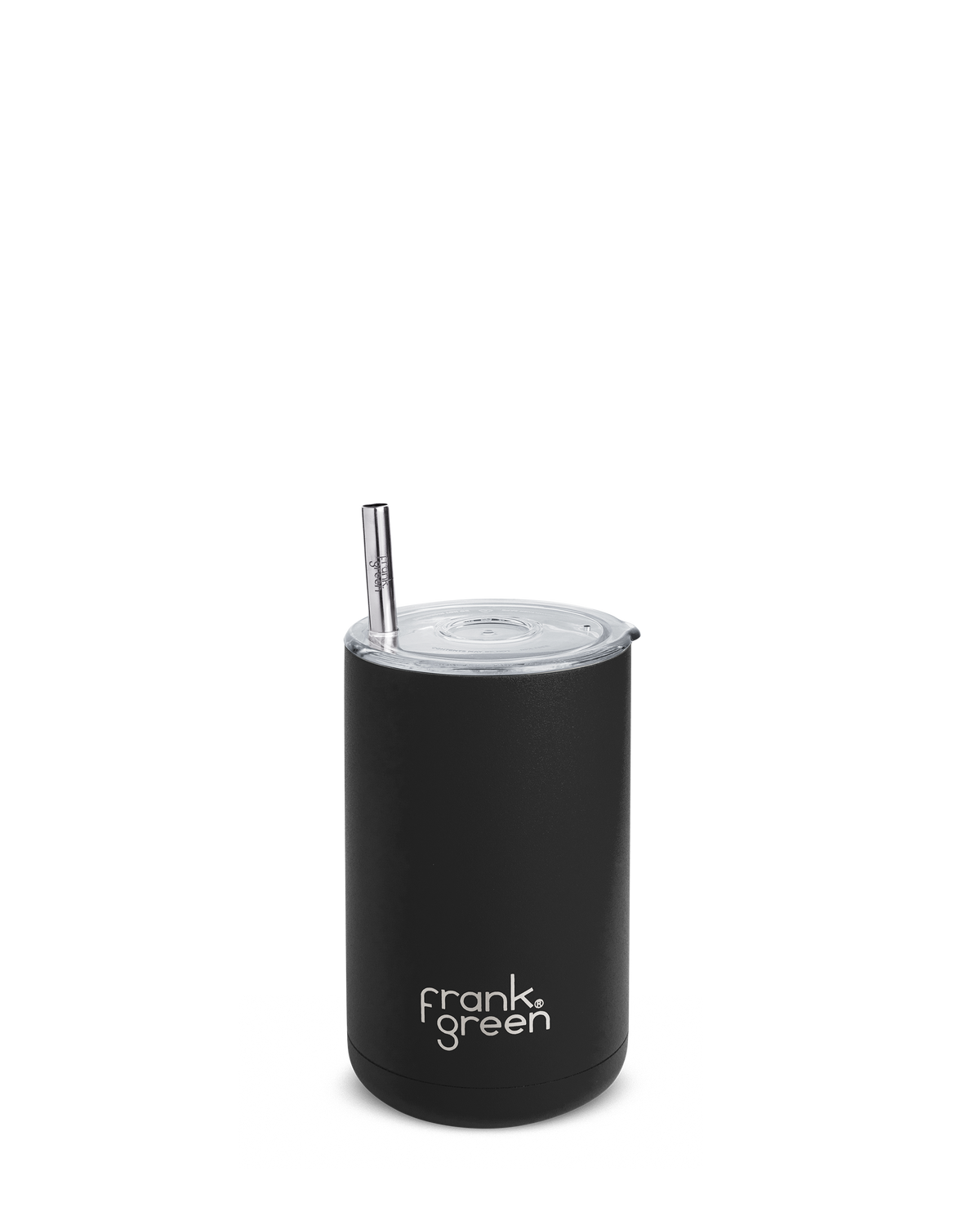 frank green iced coffee cup with straw in midnight