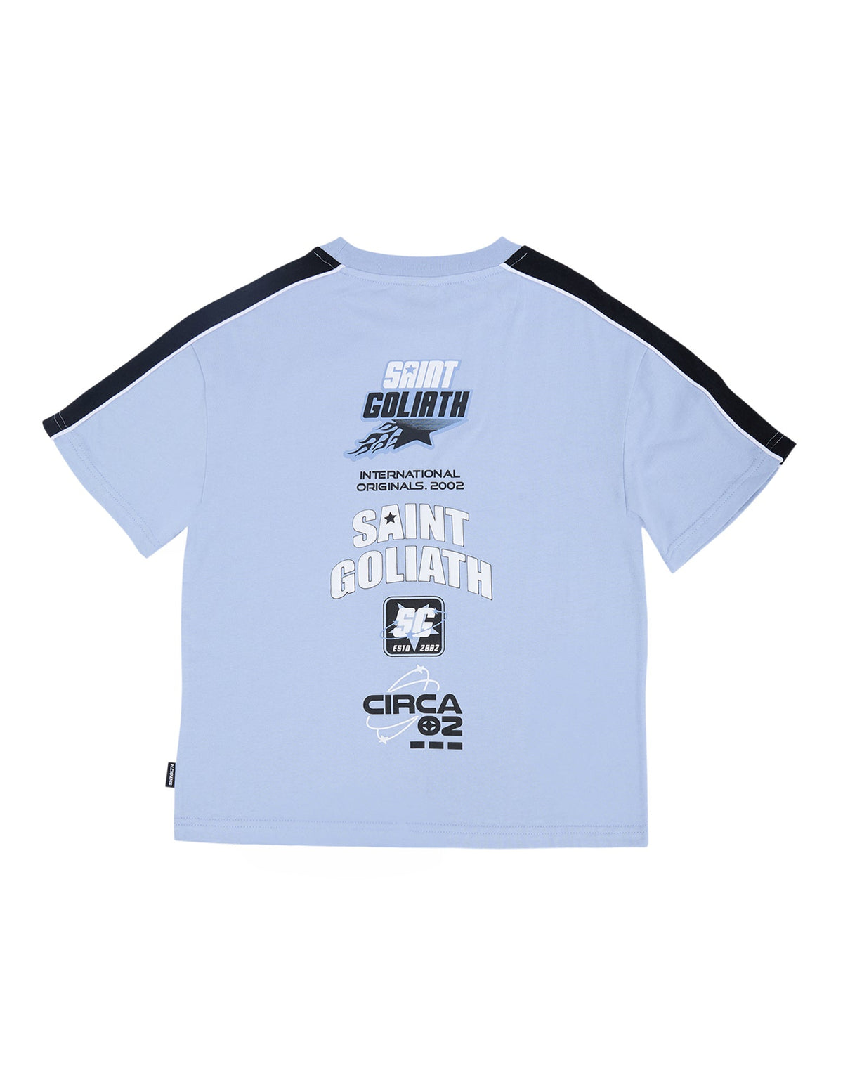 St Goliath Originals Tee Blue back