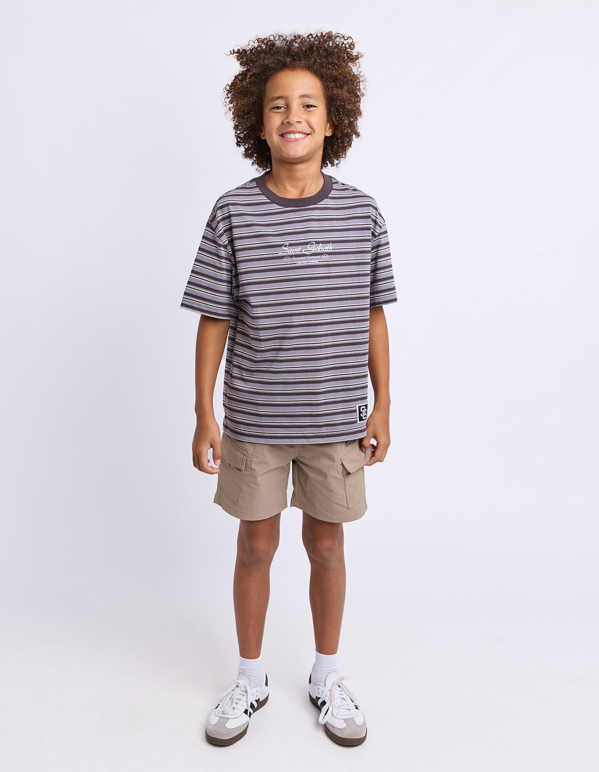 Stripe Ringer Tee Black back