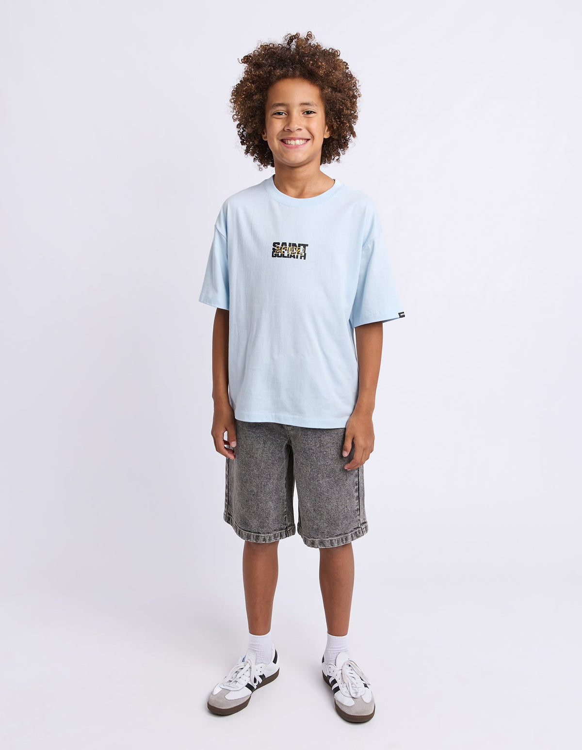 St Goliath Elite Tee Light Blue back