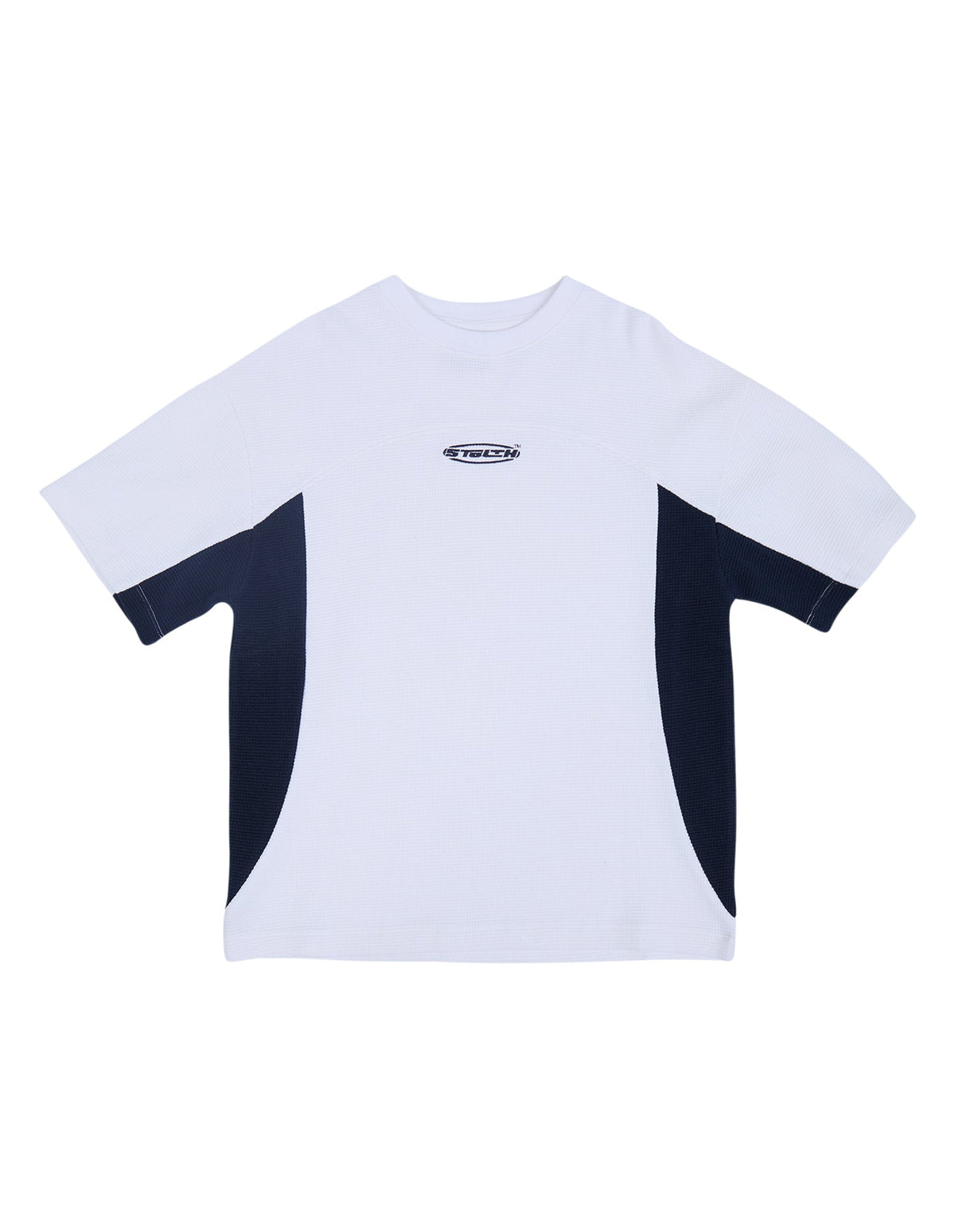St Goliath Contrast Tee White boys front