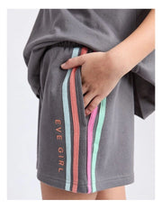 Retro Fleece Short - Charcoal - Teens - Catani Clothing