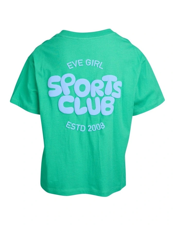 Sports Club Tee - Green - Teens