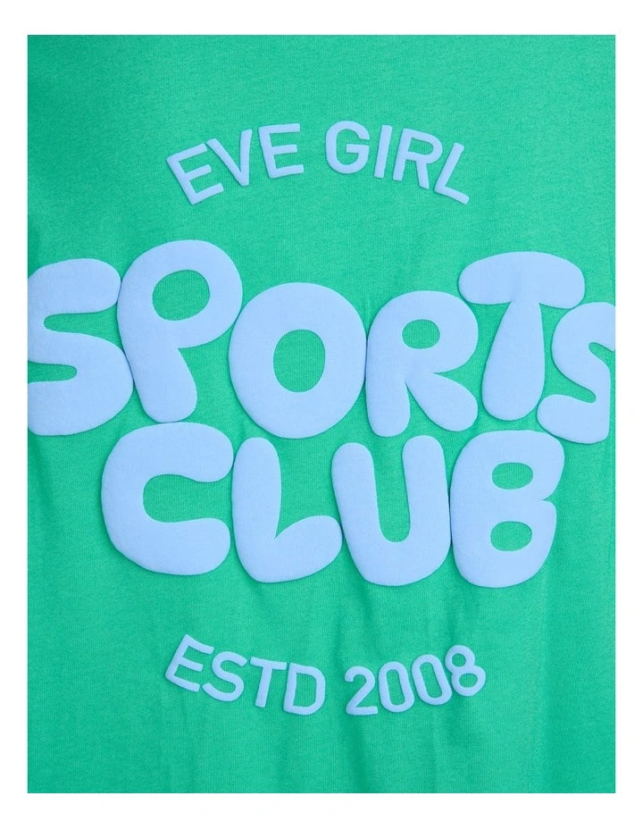 Sports Club Tee - Green - Teens