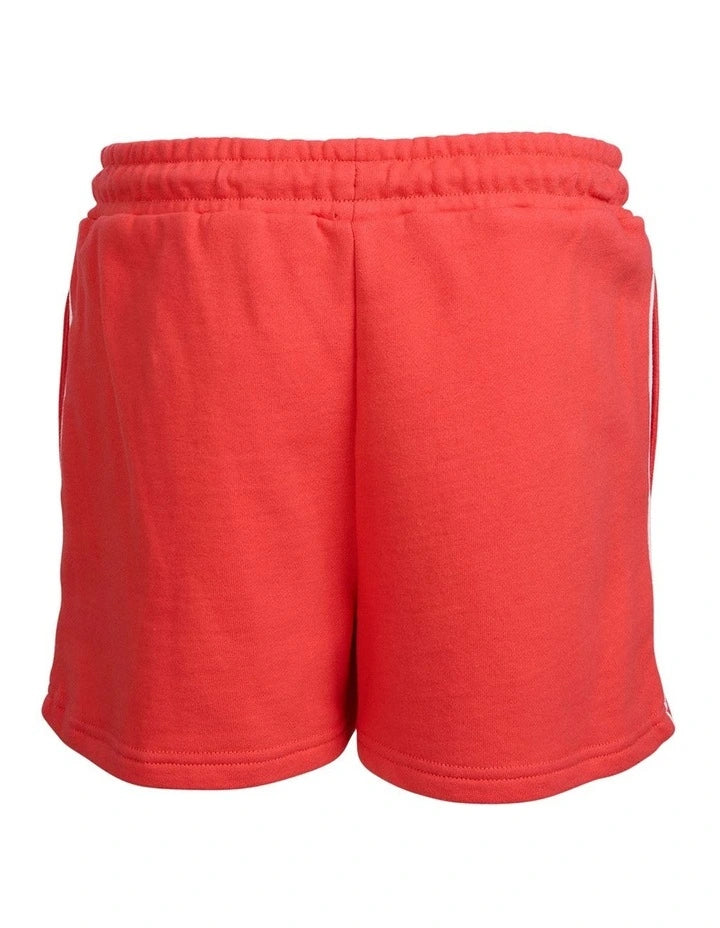 Eve Girl Sports Club Fleece Short - Red - Teen (view 6)