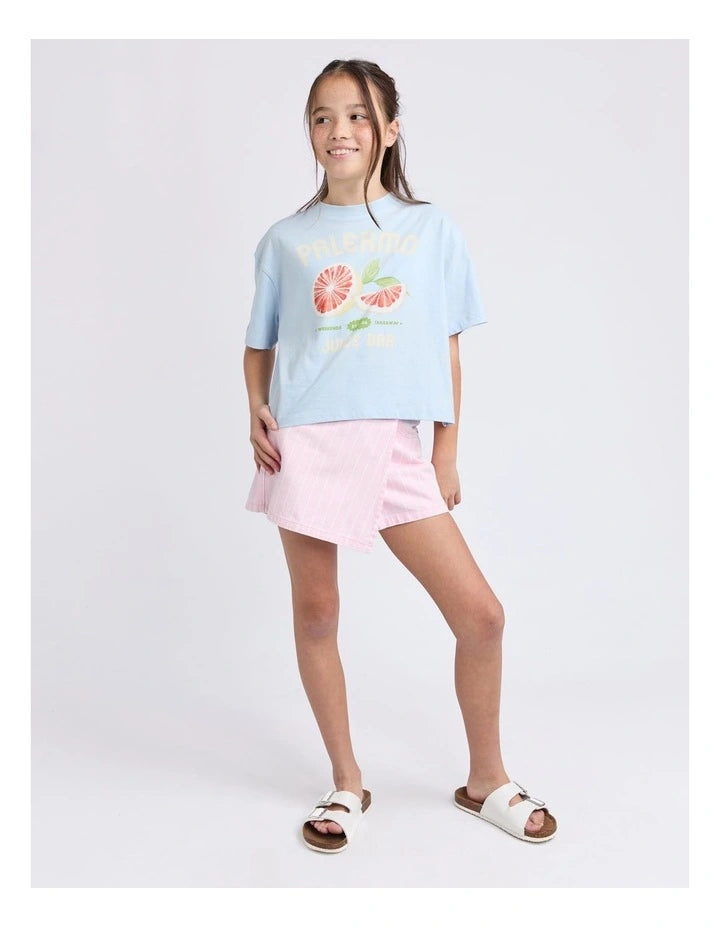 Eve Girl Palermo Tee - Light Blue (view 3)