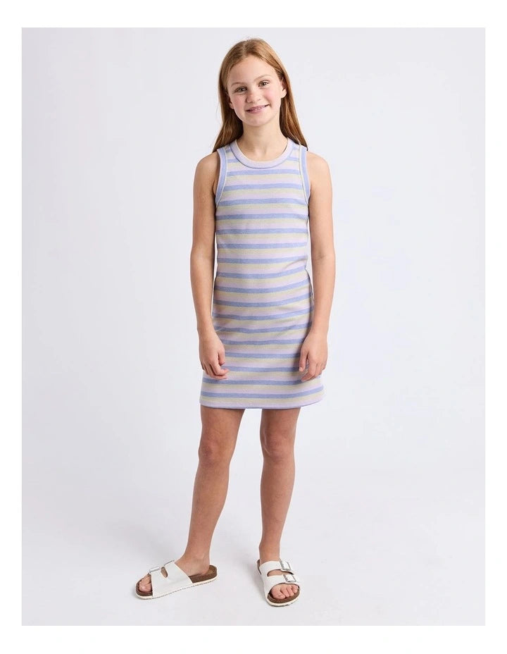 Eve Girl Callie Rib Tank Dress - Purple (view 3)