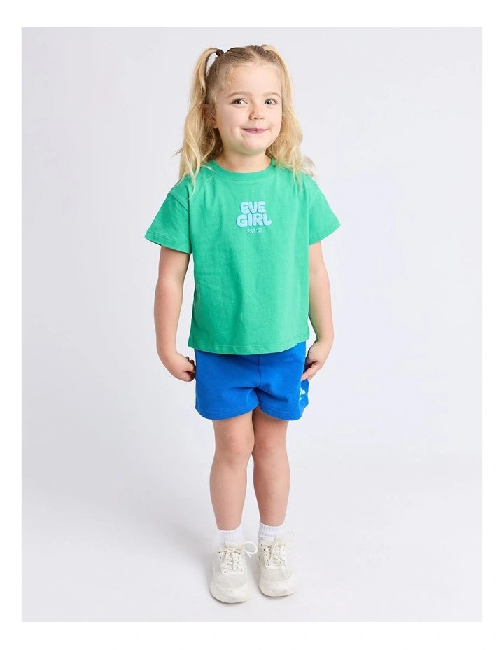 Eve Girl Sports Club Tee - Green - Kids (view 3)