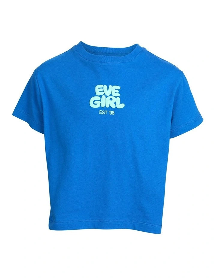 Eve Girl Sports Club Tee - Cobalt (view 4)