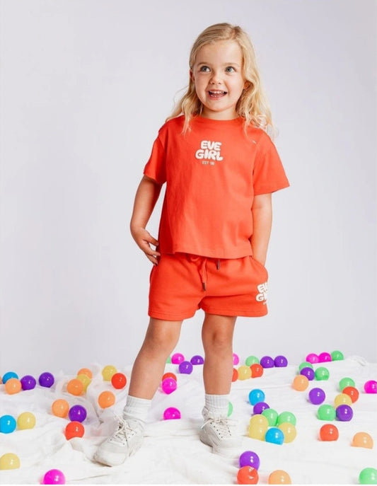 Sports Club Tee - Red - Kids