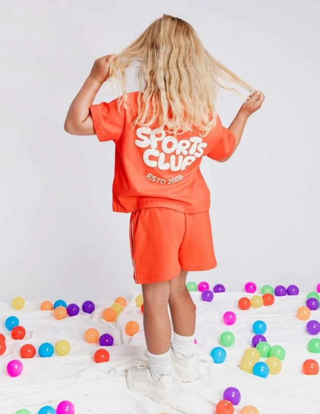 Sports Club Tee - Red - Kids - Catani Clothing