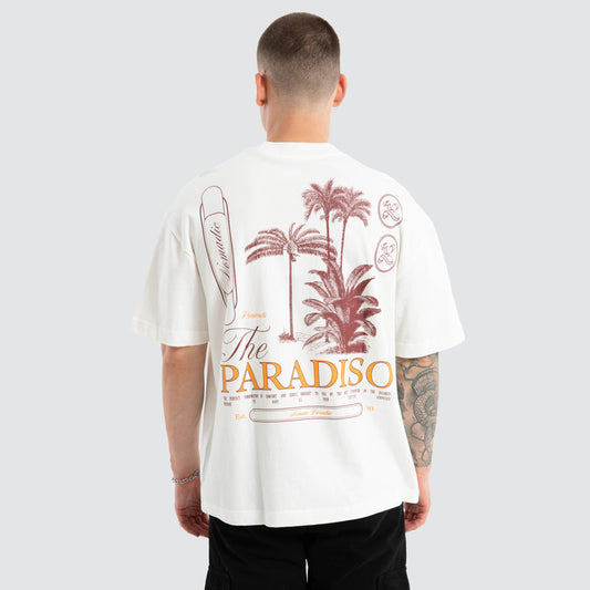 Paradiso Street Tee - Natural White