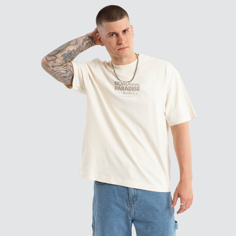 Resort Street Tee - Tofu - Catani Clothing