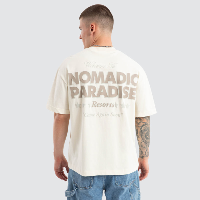 Resort Street Tee - Tofu - Catani Clothing