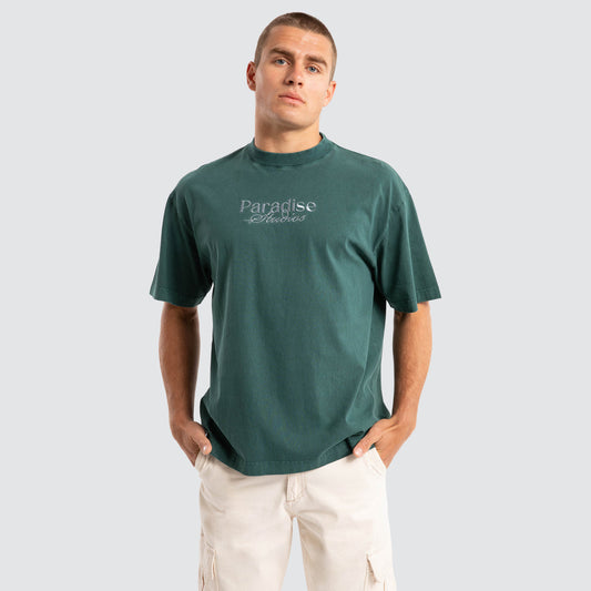 Merch Street Tee - Pigment Bull Pine
