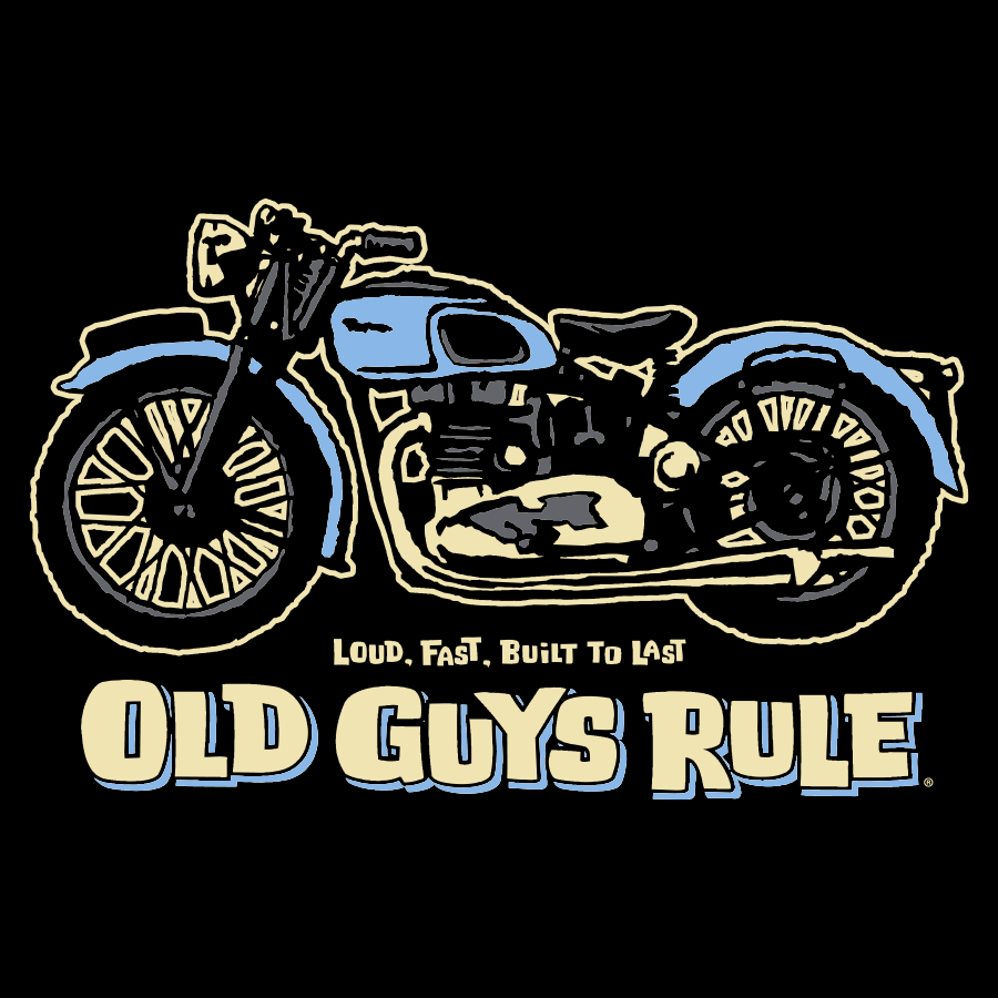 Triumph Motorbike Tee - Black - Catani Clothing