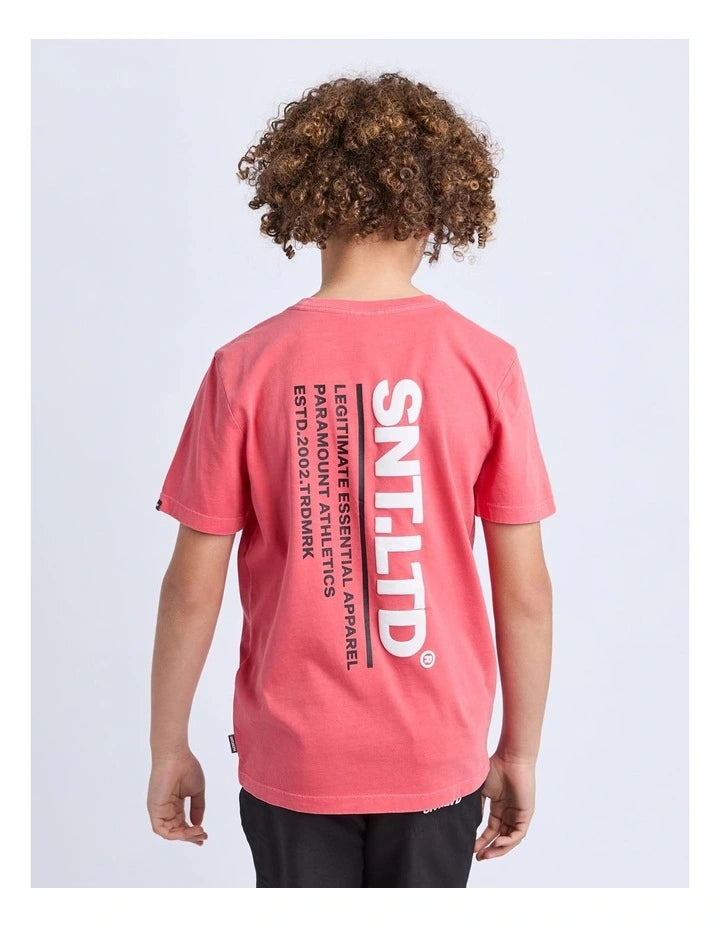 Pace Tee - Red - Teens