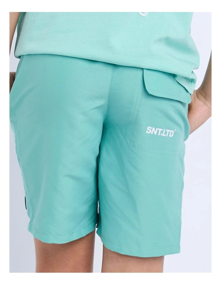 Saint Goliath Pace Short - Green - Teens (view 4)