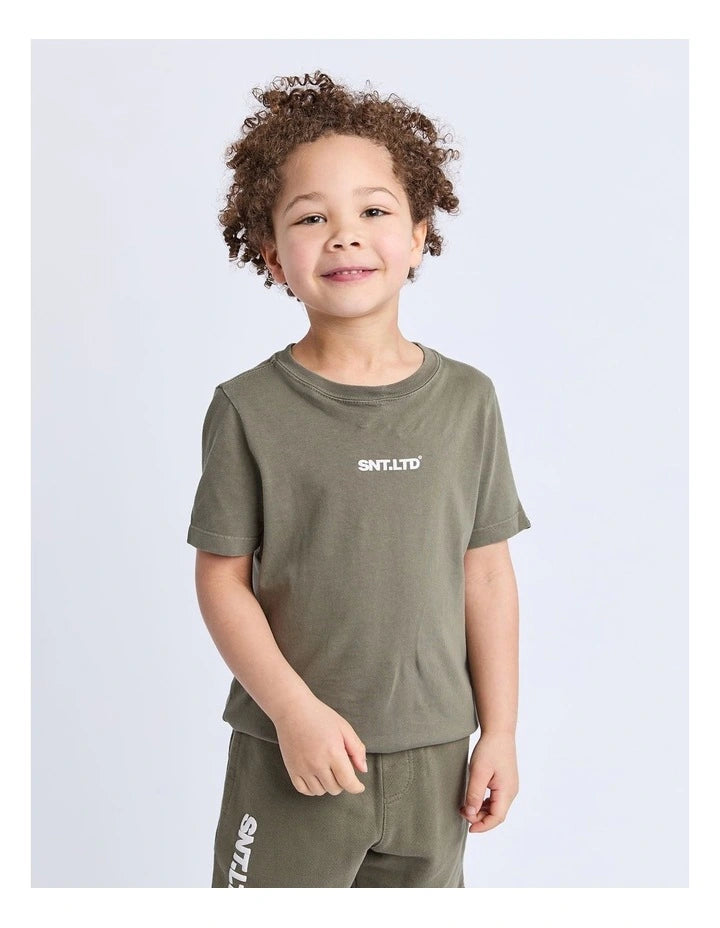 Podium Tee - Khaki - Kids