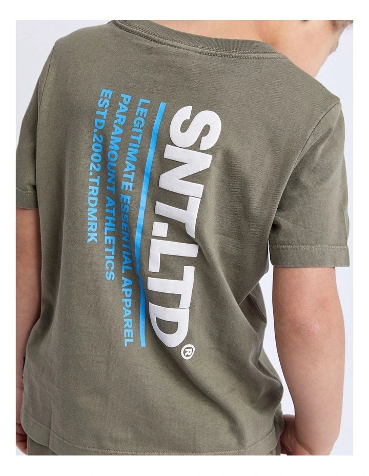 Podium Tee - Khaki - Kids
