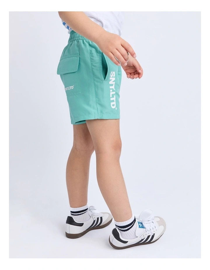 Saint Goliath Pace Short - Green - Kids (view 4)