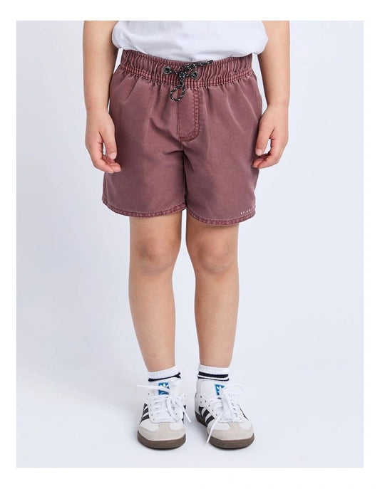 Illusion Short - Burgundy - Kids