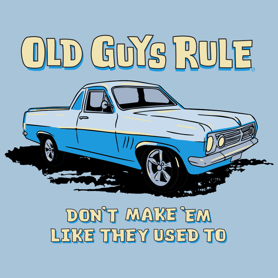 Holden HR Ute - Tee - Light Blue - Catani Clothing