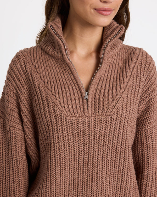 So Cozy Half Zip Jumper - Catani Clothing