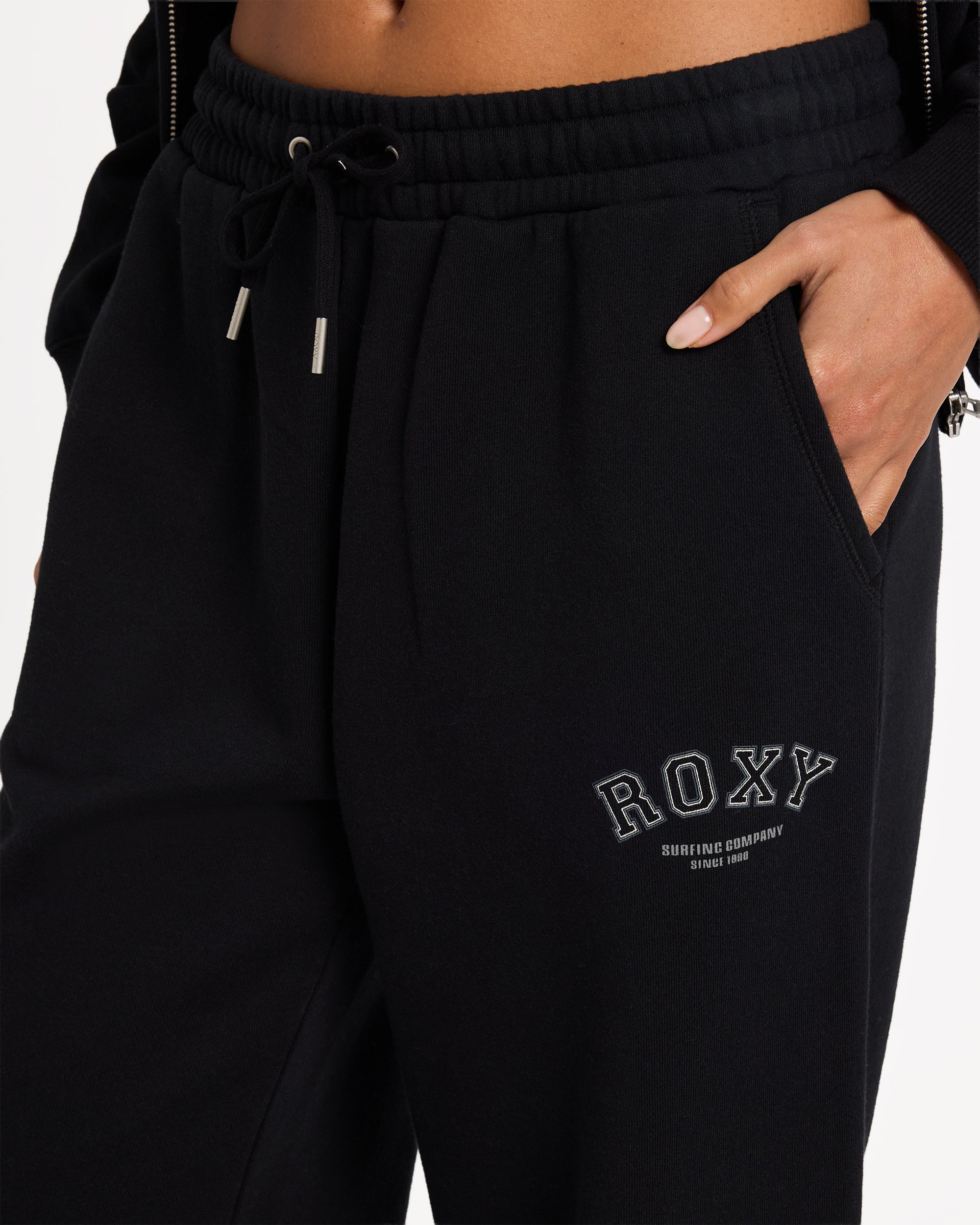 Roxy Dreamy Days Trackie Pant Black - detail view