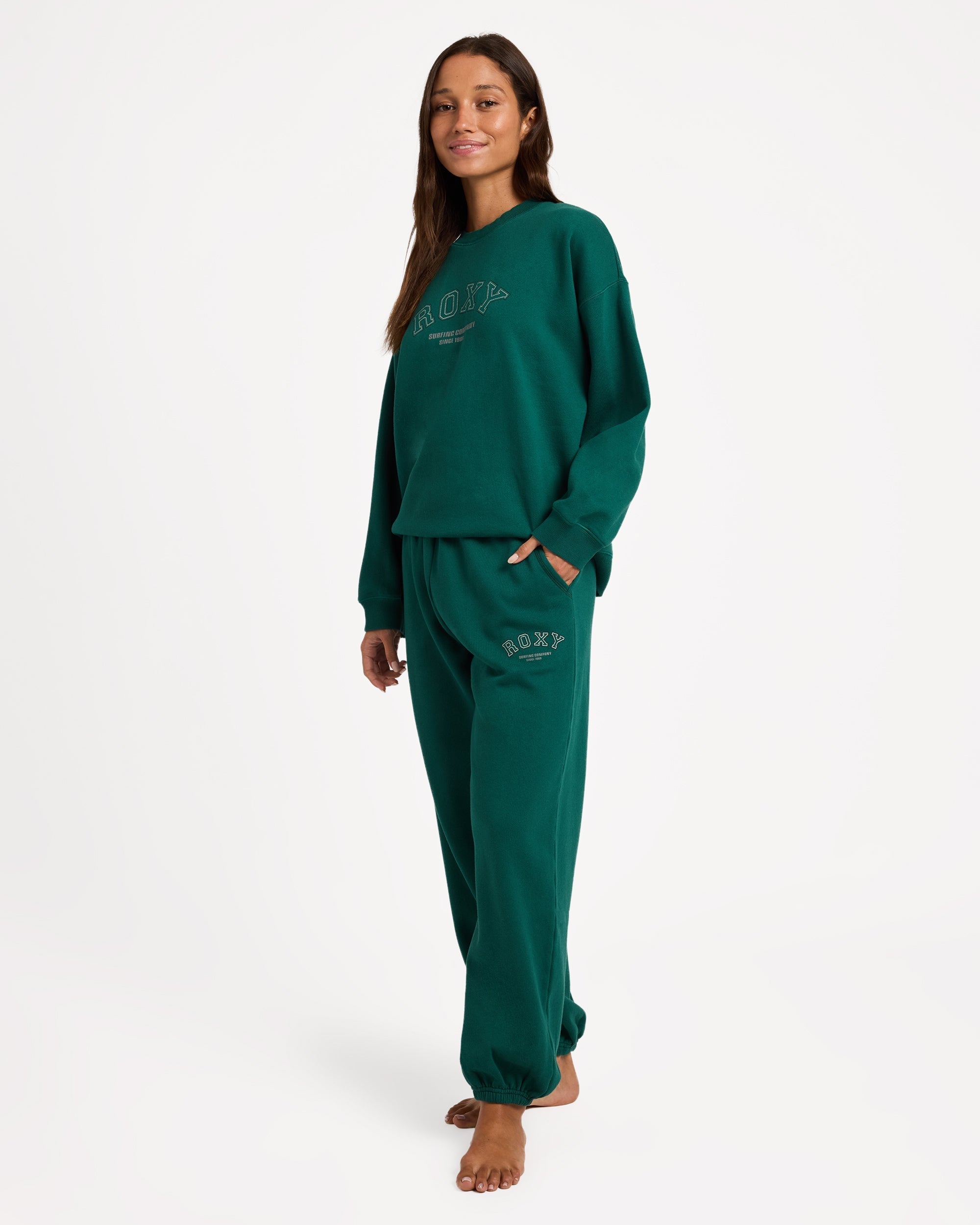 Roxy Dreamy Days Trackie Pant Forest - side view