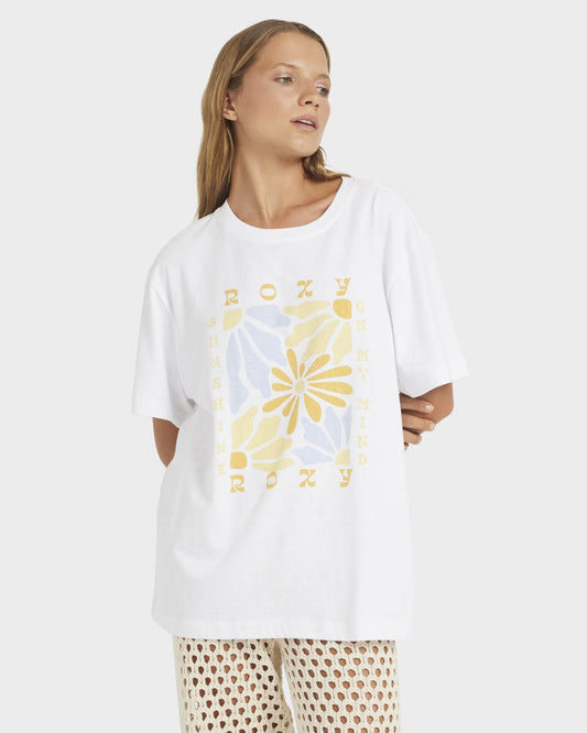 Daisy Days Tee - White