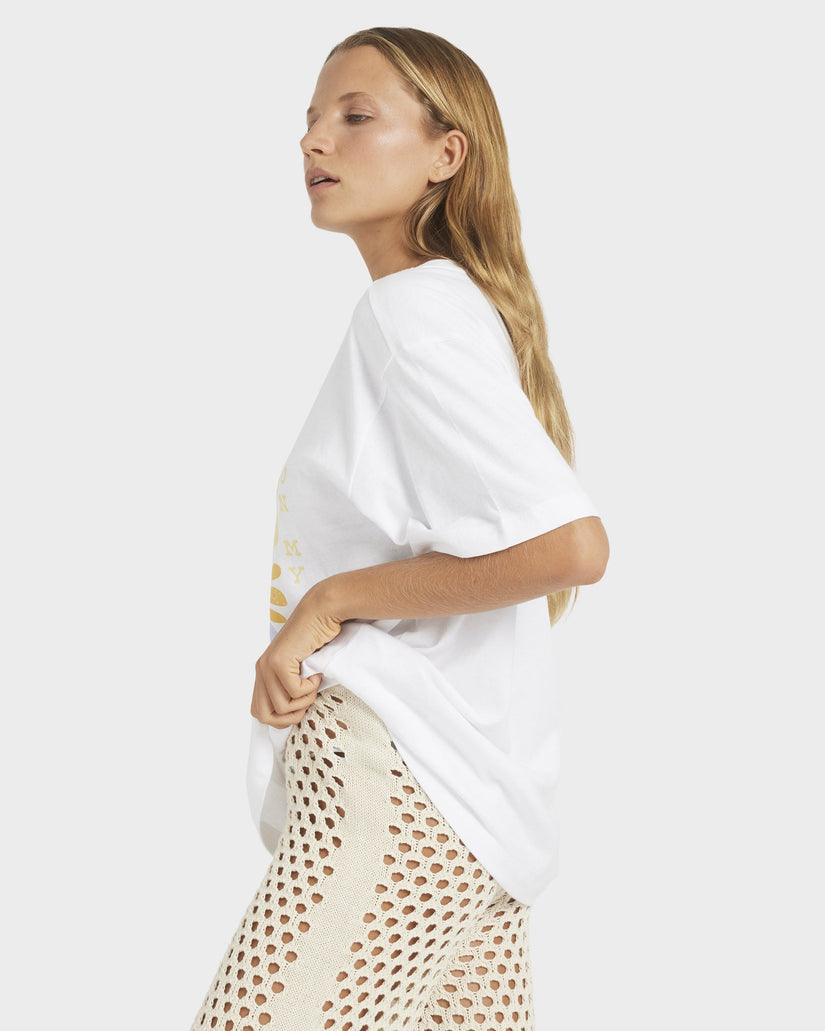 Daisy Days Tee - White