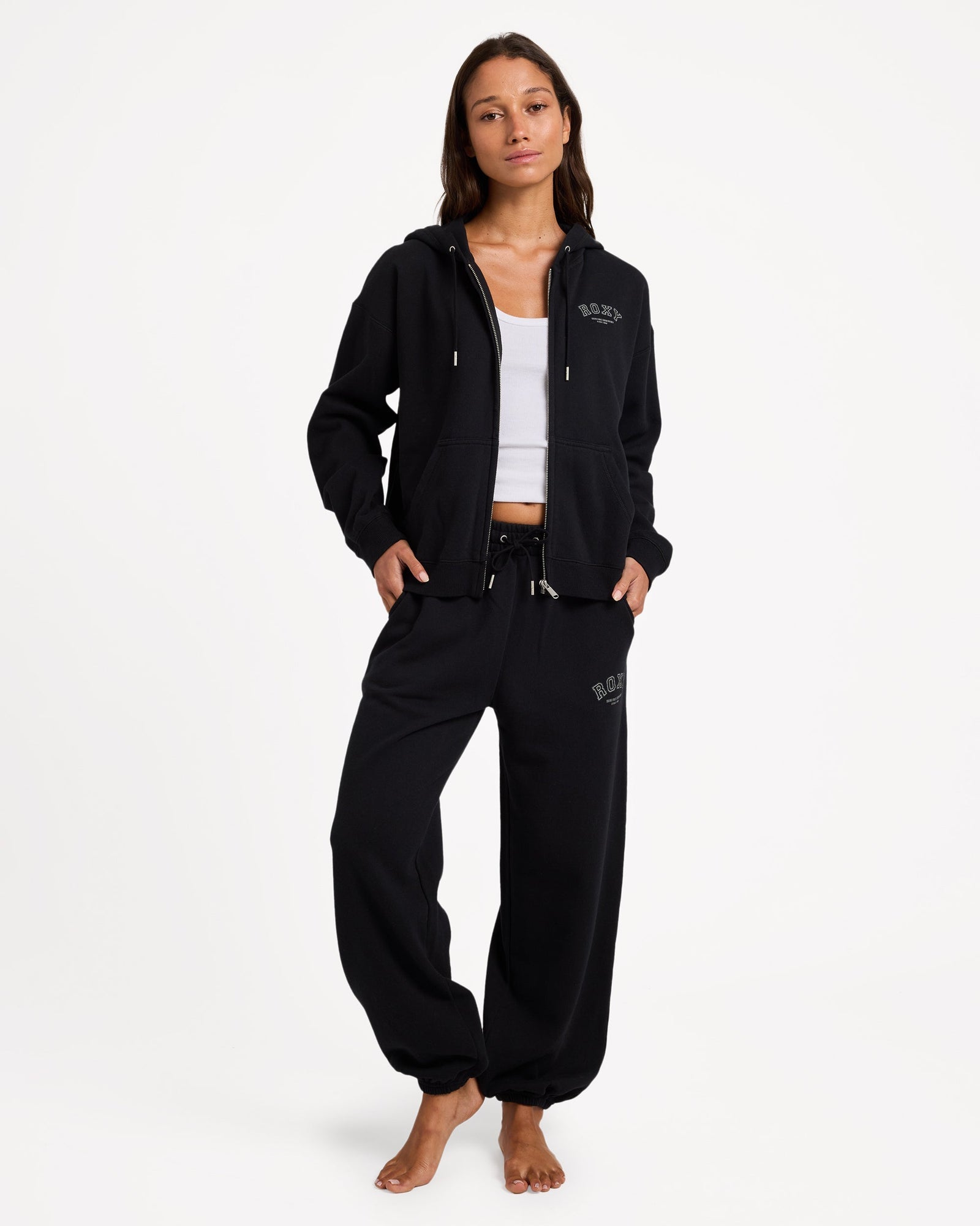 Roxy Dreamy Days Zip Hood - Black (view 4)