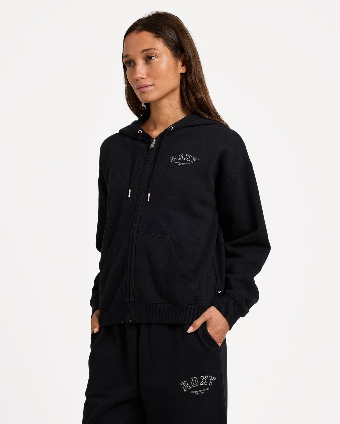 Dreamy Days Zip Hood - Black