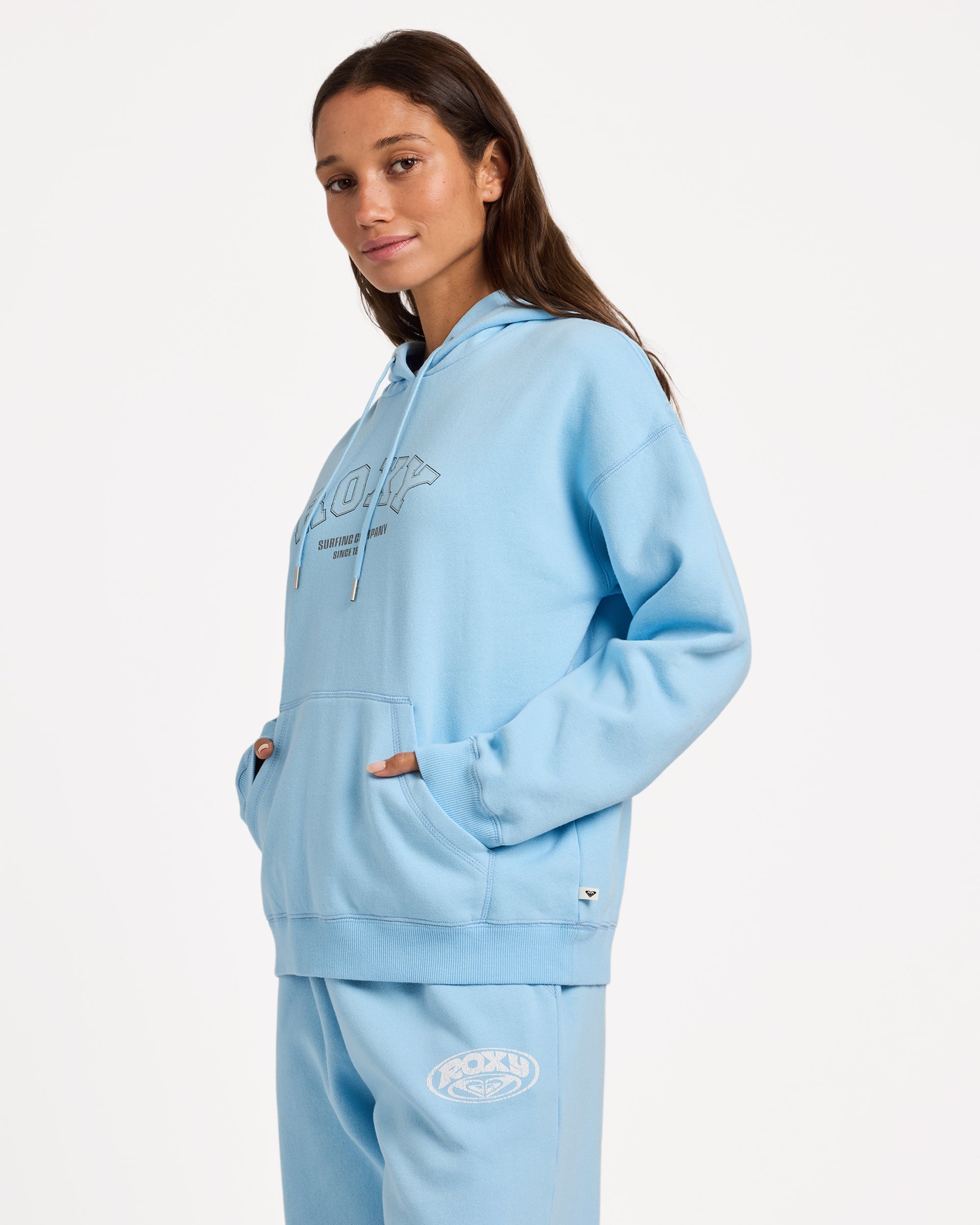 Roxy Dreamy Days Hood Sky Blue - side view